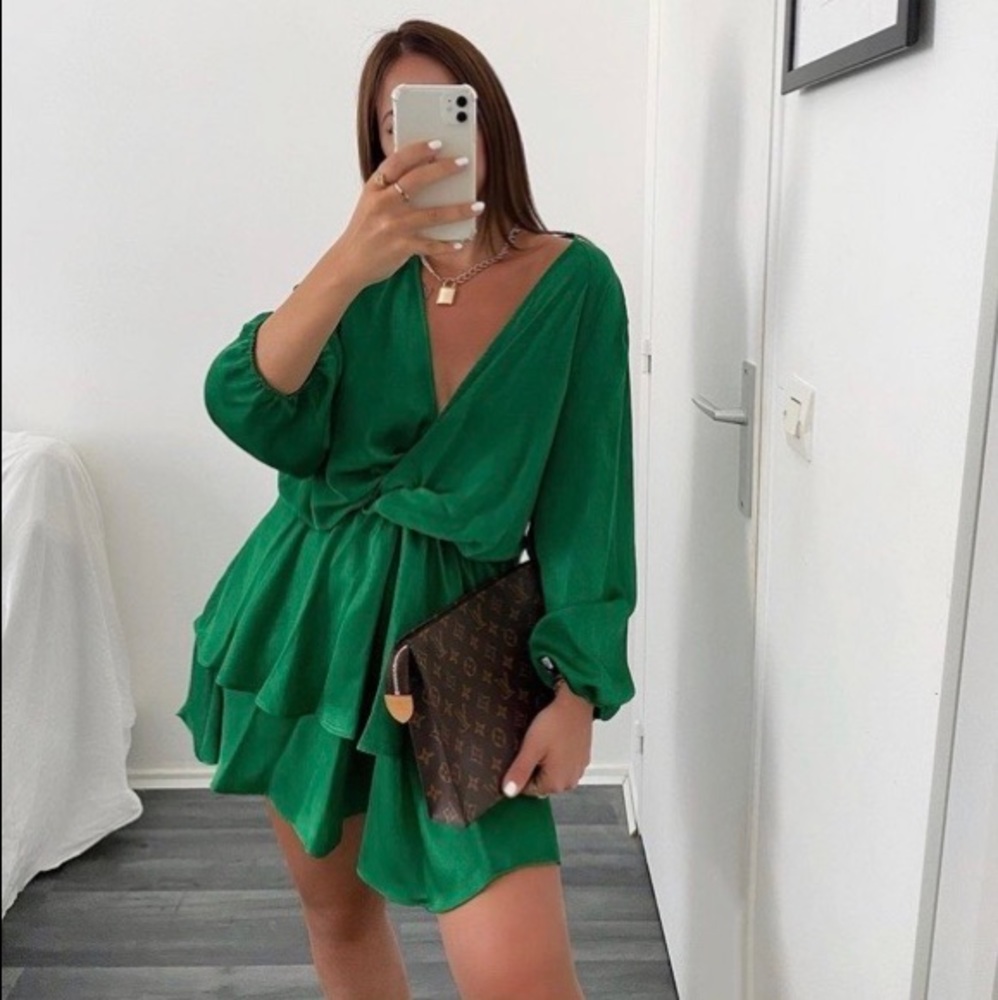 Zara Green Dress